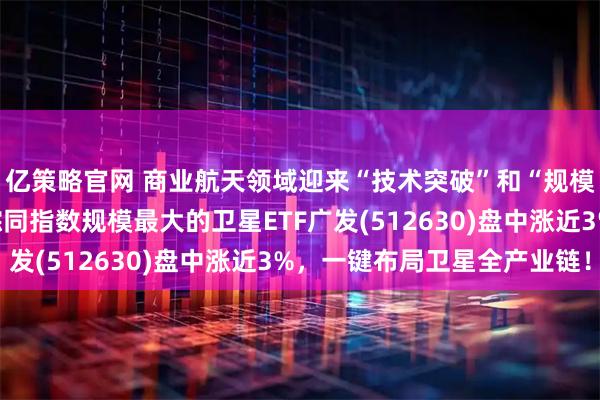 亿策略官网 商业航天领域迎来“技术突破”和“规模爆发”双重拐点，跟踪同指数规模最大的卫星ETF广发(512630)盘中涨近3%，一键布局卫星全产业链！